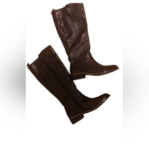 Brand new with tags dark burgundy colour Aldo leather boots size 6